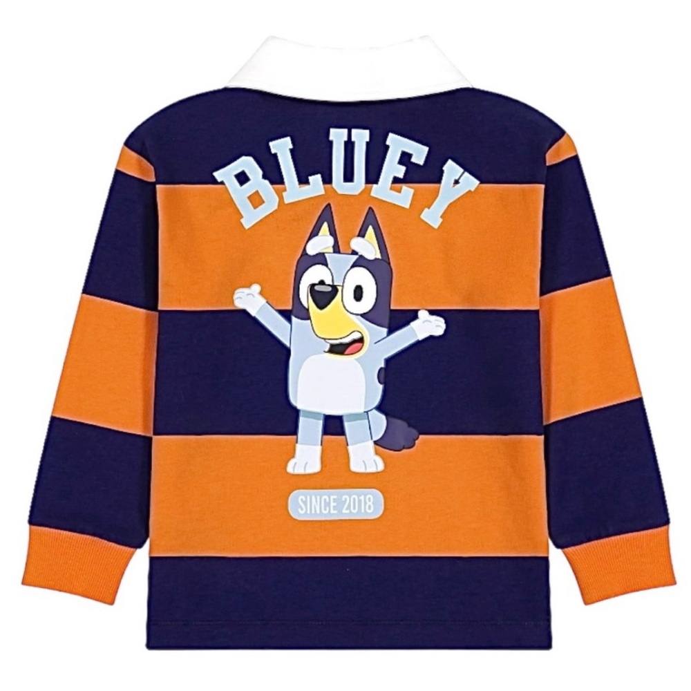 Bluey Rugby Polo Shirt - Picture 2 of 8